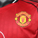 2025/26 M Utd Home Red Player Version Long Sleeve Soccer Jersey