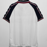 1997/98 Man City Away White Retro Soccer Jersey