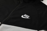 2024/25 Nk~ Black Gray Hoody Zipper Jacket Tracksuit