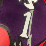 1998/99 Toronto Raptors MCGRADY #1 Purple Retro NBA Jerseys 热压