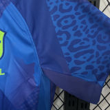 2025/26 Brazil Away Blue Fans Jersey