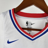 Clippers HARDEN #1 White Kids NBA Jersey 热压