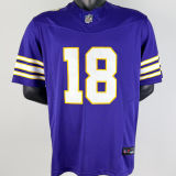 JEFFERSON #18 Men's Minnesota Vikings NFL Jersey 小马