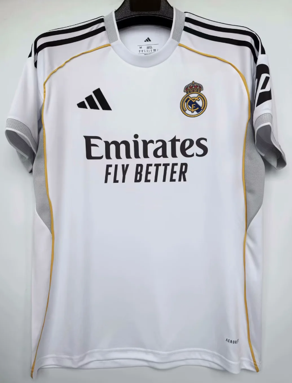 2025/26 RM Home White Fans Soccer Jersey