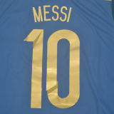 2014 Argentina Away Retro Long Sleeve Soccer Jersey