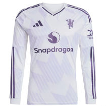 2025/26 M Utd Away Fans Long Sleeve Soccer Jersey