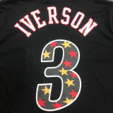 IVERSON # 3 76ers Black Mitchell Ness Retro Jerseys