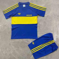 1981 Boca Home Retro Kids Soccer Jersey