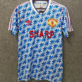 1990/92 M Utd Away Retro Soccer Jersey