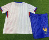 2024/25 France Away White Player Version Kids Jersey 球员版童装