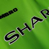 1998/99 M Utd Green GK Retro Soccer Jersey