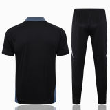 2025  M Utd Black POLO Training Tracksuit