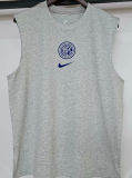 2025 In Milan Grey Pure Cotton Vest Jersey