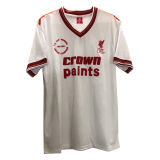 1985/86 LFC Away White Retro Soccer Jersey
