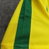 2002 Brazil Home Yellow Retro Long Sleeve Soccer Jersey