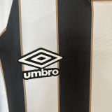 2024/25 Santos 1:1 Quality Away White Black Fans Jersey