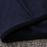 2021 Hoody Royal Blue Zipper Jacket Tracksuit