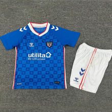 2025/26 Sunderland Away Blue Kids Soccer Jersey