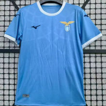 202526 Lazio Home Blue Fans Soccer Jersey
