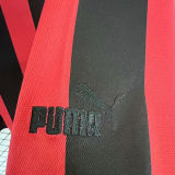 2025 AC Milan 125Th Limited Edition Long Sleeve Fans Soccer Jersey 限量版 有钮扣