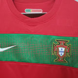 2010 Portugal Home Retro Soccer Jersey