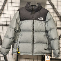 1996 THE N FACE Grey Cotton Jacket
