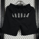 2025 Jordan Black Pure Cotton Fabric Casual Short Pants M005