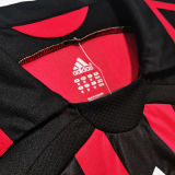 2006/07 AC Milan Home Long Sleeve Retro Soccer Jersey