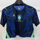 2026/27 Brazil Away Blue Women Yoga Vest Jersey 女