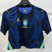 2026/27 Brazil Away Blue Women Yoga Vest Jersey 女