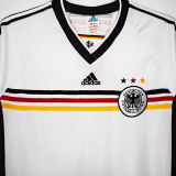 1998 Germany Home White Retro Soccer Jersey