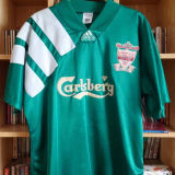1992/93 LFC  Away Green Retro Soccer Jersey