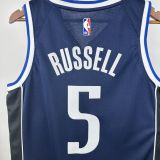Mavericks RUSSELL #5 Sapphire Blue NBA Jersey