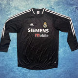 2004/05 RM Away Black Long Sleeve Retro Jersey