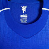 2007/08 M Utd Blue GK Retro Soccer Jersey