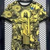 2024/25 Brazil Special Edition Yellow  Player Version Soccer Jersey