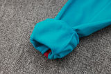 2025 PSG Green Hoody Zipper Jacket Tracksuit