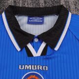 1986/88 M Utd Third Blue Retro Kids Soccer Jersey
