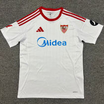 2025/26 Sevilla FC Home White Fans Soccer Jersey
