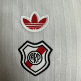2025/26 River Plate White Retro Style Player Version Soccer Jersey