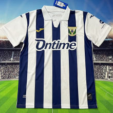 2025/26 LEGANES Home White Fans Soccer Jersey  带胸前广告