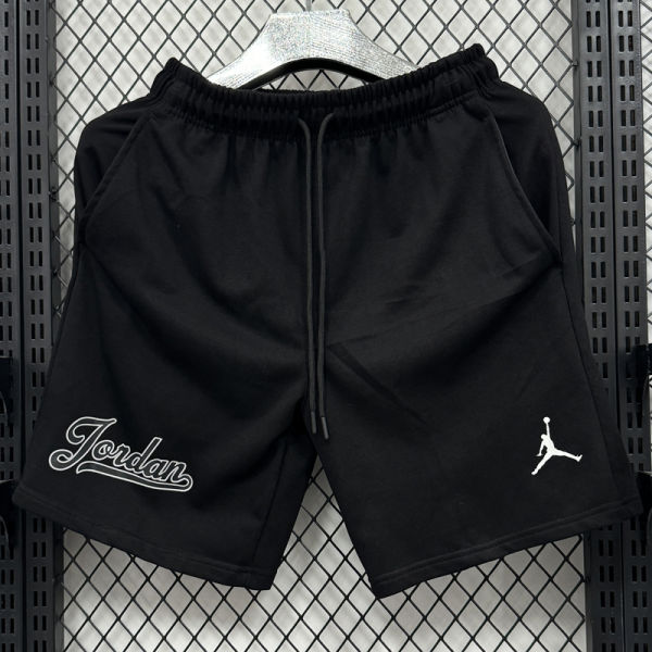 2025 Jordan Black Pure Cotton Fabric Casual Short Pants M19