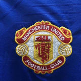 1986/88 M Utd Away Blue Retro Soccer Jersey