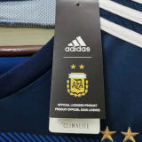 2014 Argentina Away Retro Long Sleeve  Jersey