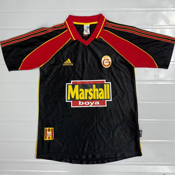 1999/2000 Galatasaray Third Black Retro Soccer Jersey