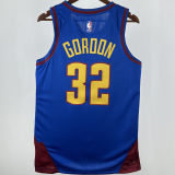 Nuggets GORDON #32 Royal Blue NBA Jersey