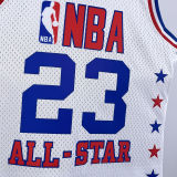 2003 ALL-STAR JORDAN #23 Retro White NBA Jerseys