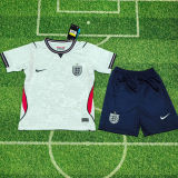 2026/27 England Home White Kids Soccer Jersey