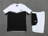 2022 Nk White Black Short Training Jersey(A Set)