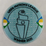 UEFA NATIONS LEAGUE WINNER 2021 PATCH  欧国联冠军章 (You can buy it alone OR tell us which jersey to print it on. )